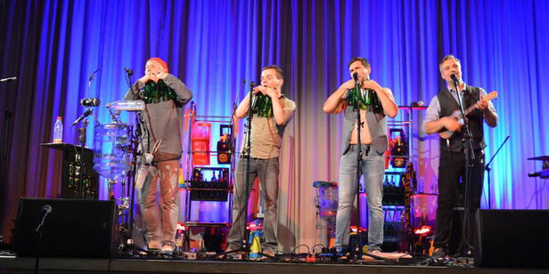 Lauterbacher Anzeiger: Leere Flaschen voller Klang in Lauterbach - 13.06.2019