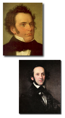 Schubert und Bartholdy