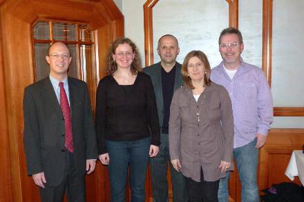Tim Brod (von links), Claudia Regel, Erwin Fauß, Susanne Weidmann und Carsten Kern.